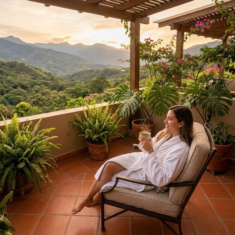 Recovery with mountain views